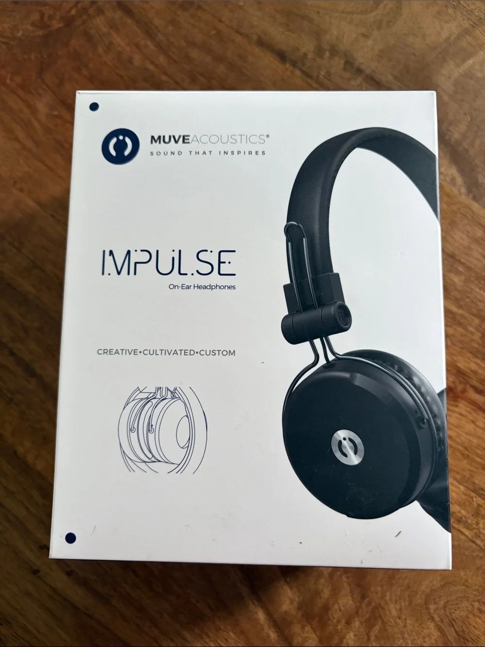Impulse On-Ear Headphones — Black